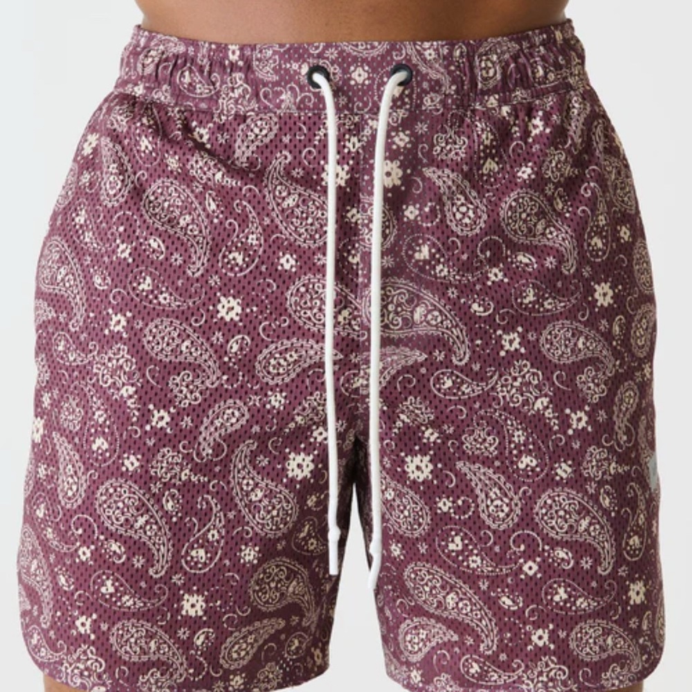 NEW LEGENDS LUKA MESH SHORT COLOR SOSTA PAISLEY Sz M NWT - Picture 7 of 12
